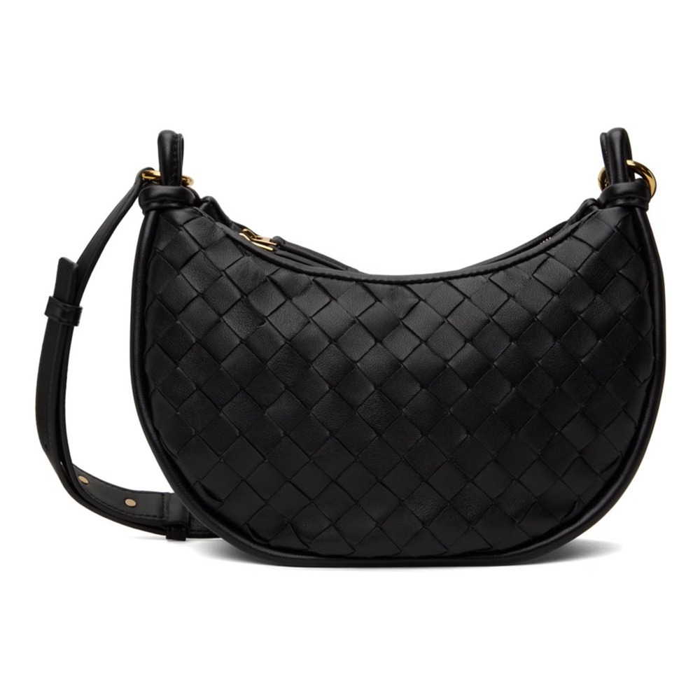 NWT Bottega Veneta Gemelli Messenger Shoulder Bag Black - Picture 3 of 13